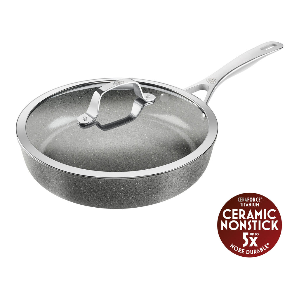 Sauteuse BALLARINI Salina - Revêtement céramique CERAFORCE TITANIUM