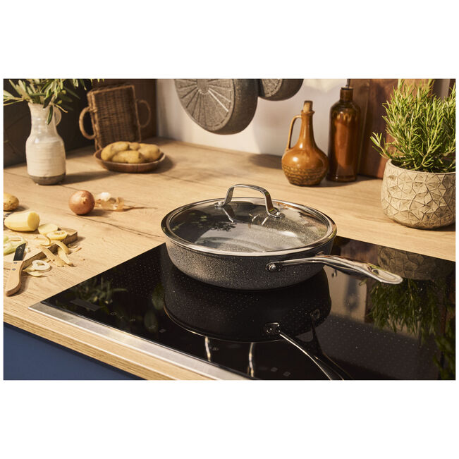 Sauteuse BALLARINI Salina - Revêtement céramique CERAFORCE TITANIUM