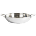 Plat sautoir en inox, 2 anses Castel Pro – Cristel